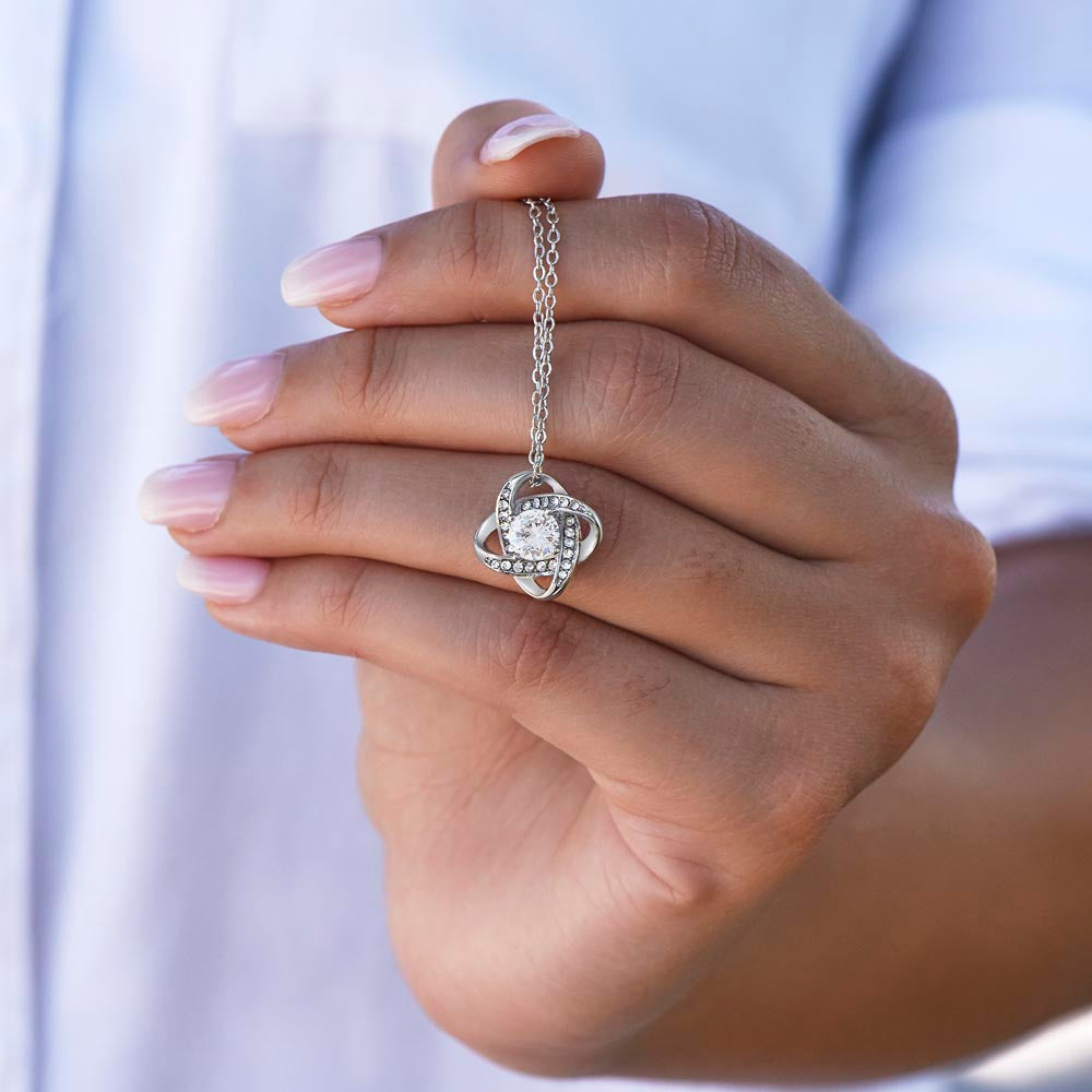 Graduation Love Knot Necklace