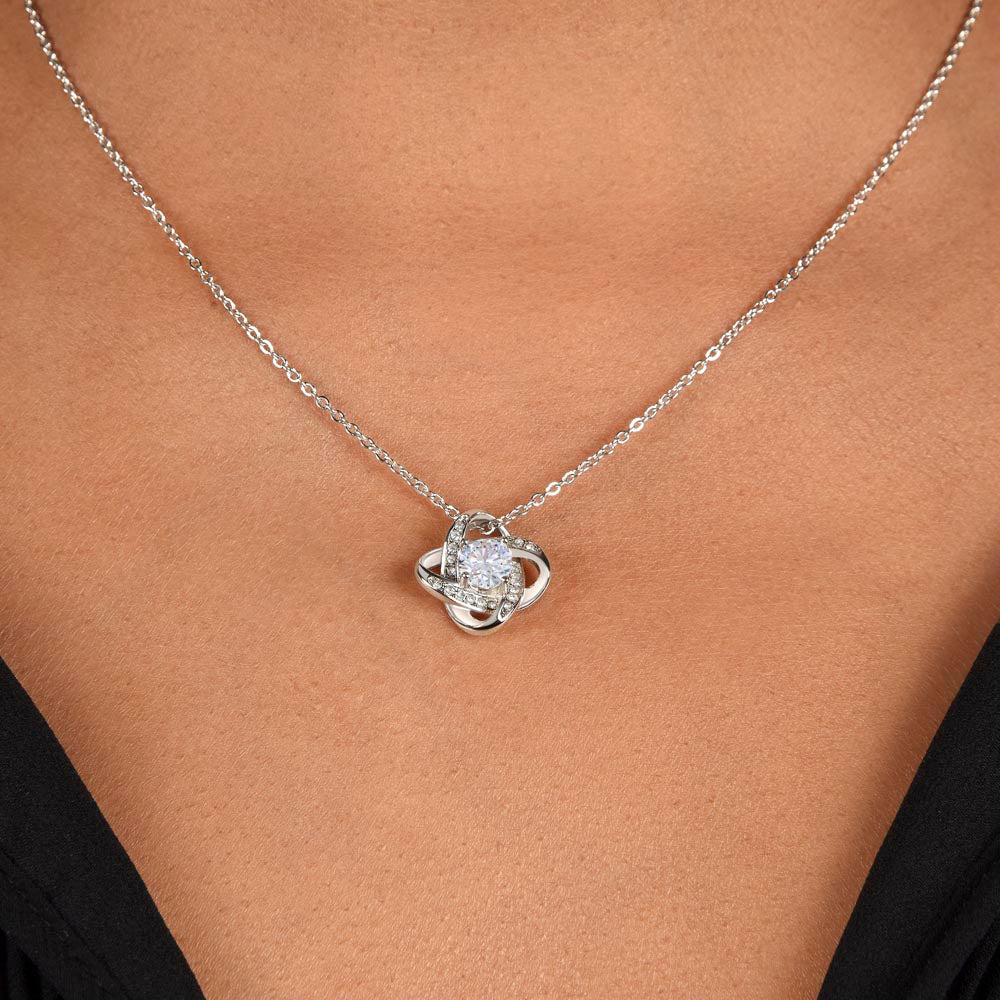 Graduation Love Knot Necklace