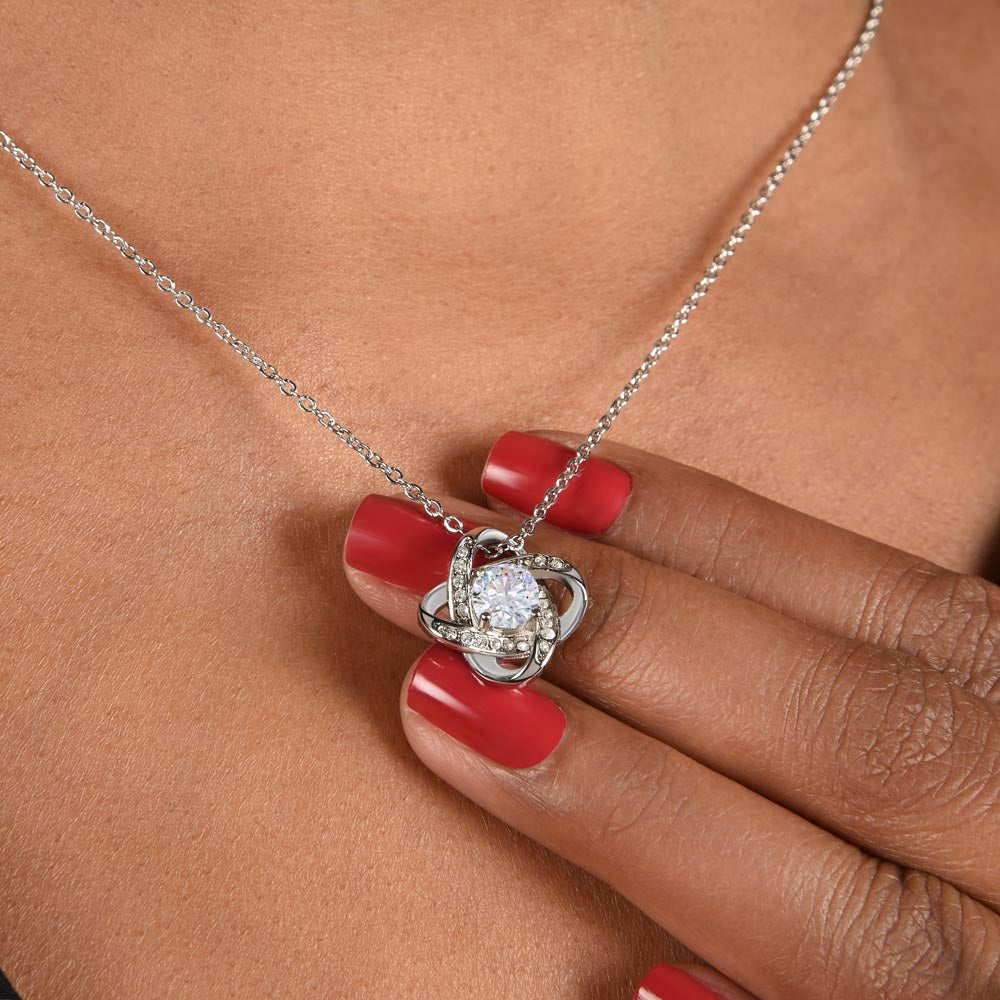 Graduation Love Knot Necklace