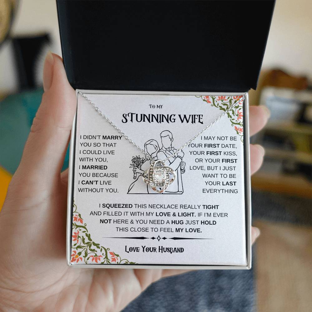Wife Love Knot Necklace