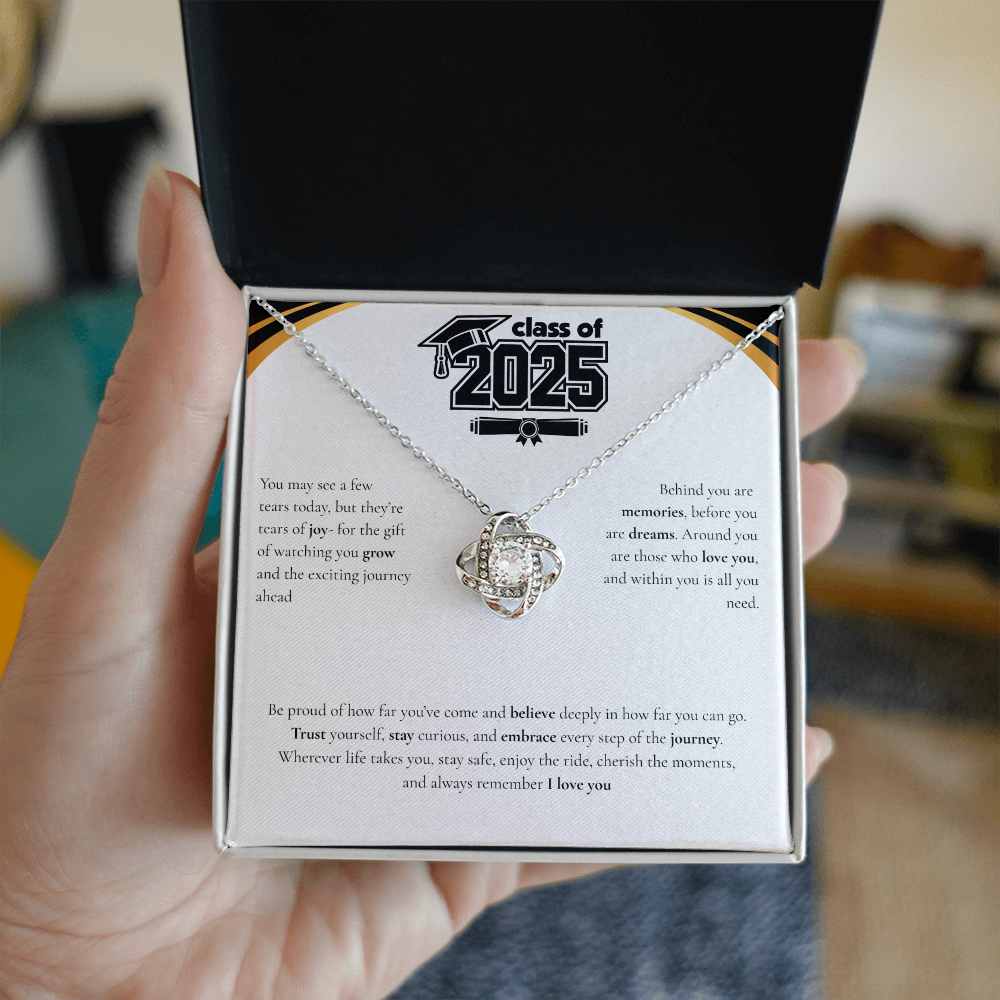 Graduation Love Knot Necklace