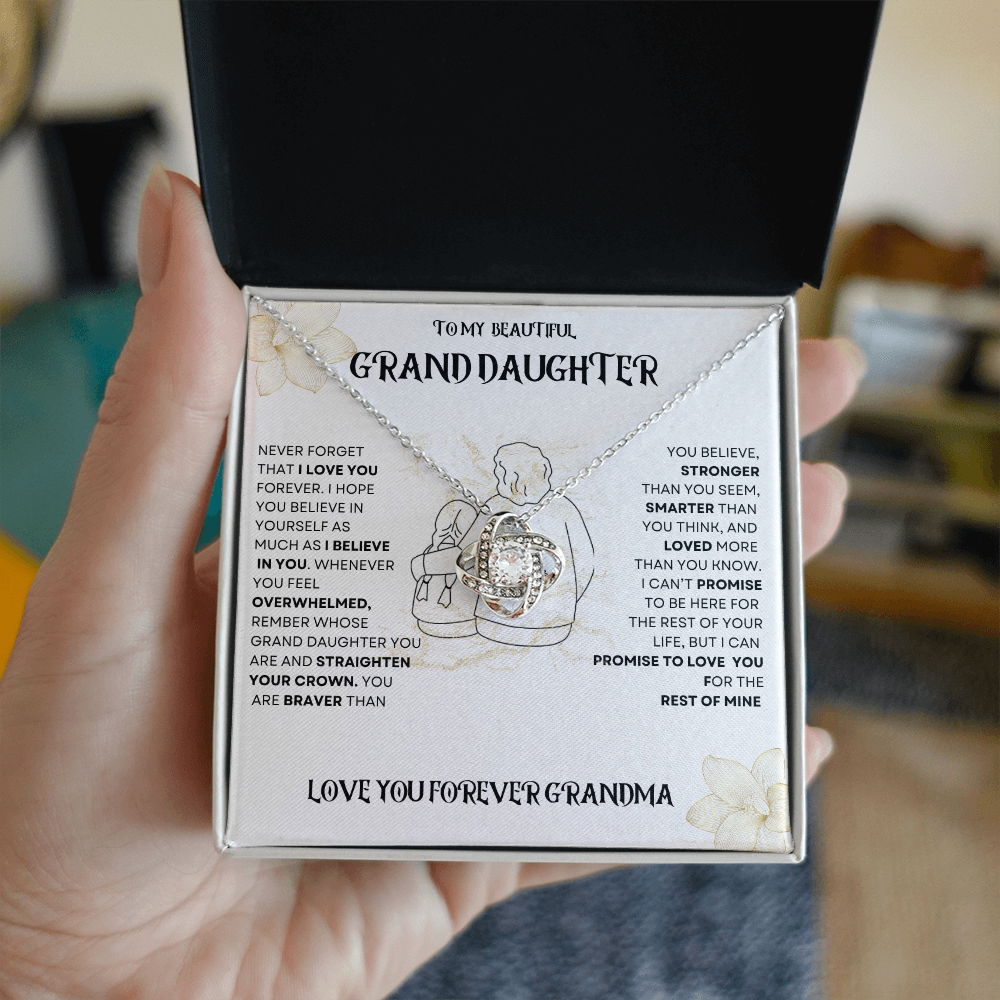 GrandDaughter Love Knot Necklace