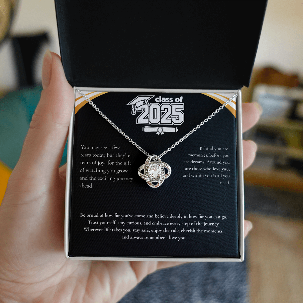 Graduation Love Knot Necklace