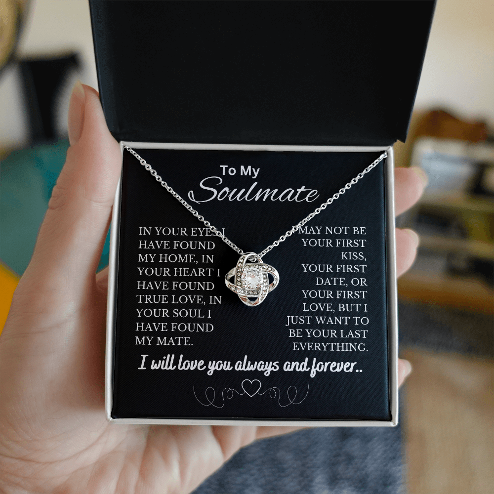 To My Soulmate | Love Knot Necklace