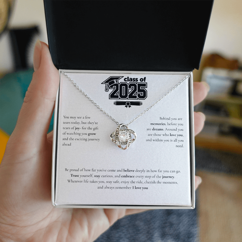 Graduation Love Knot Necklace