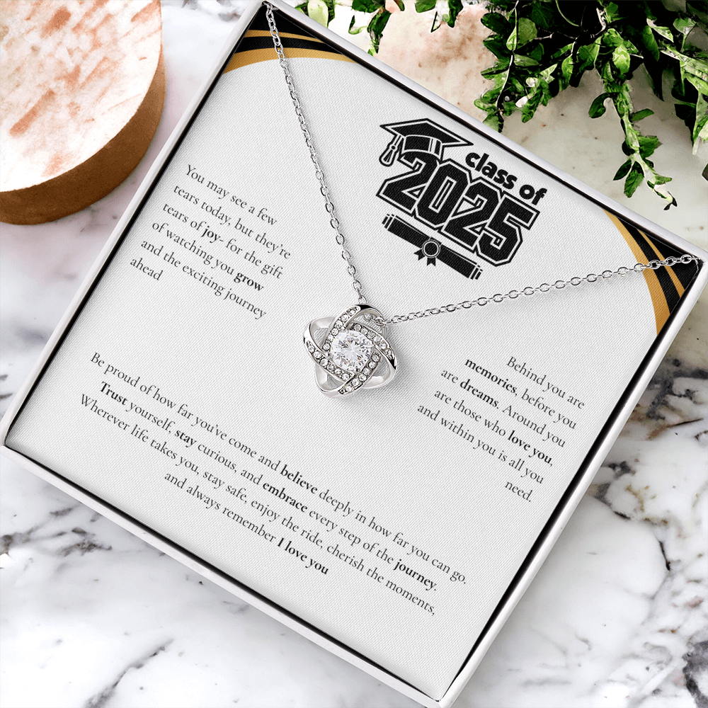 Graduation Love Knot Necklace