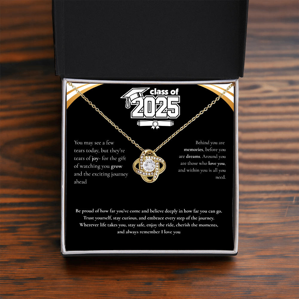 Graduation Love Knot Necklace