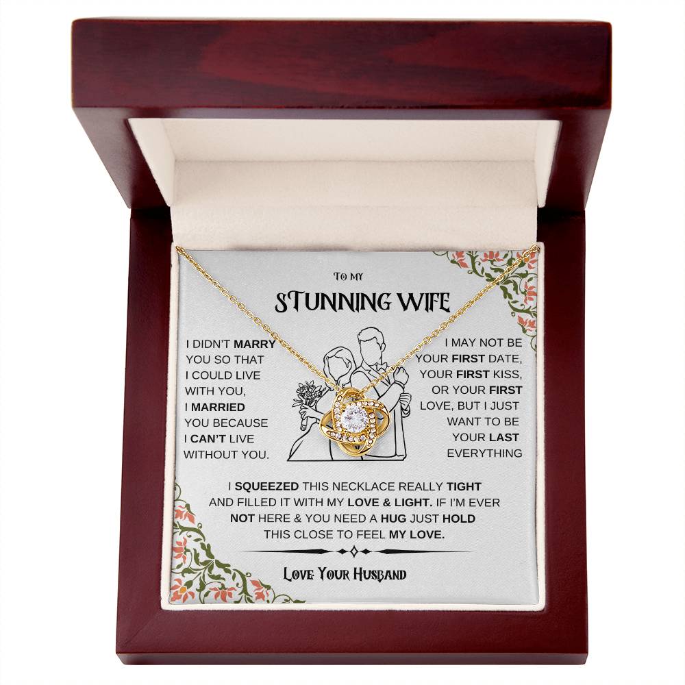 Wife Love Knot Necklace