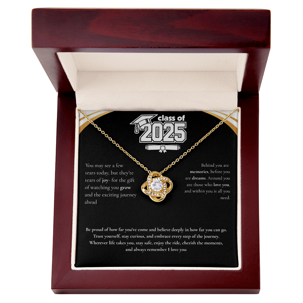 Graduation Love Knot Necklace