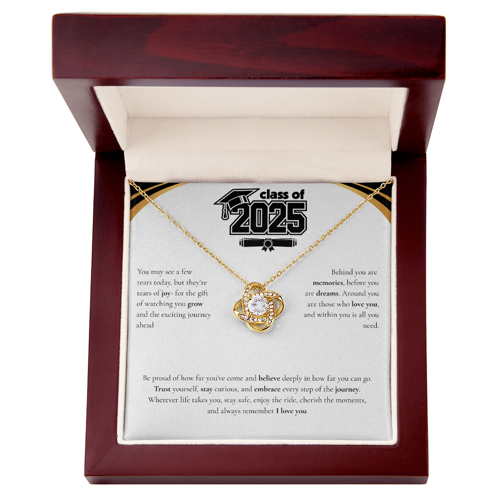 Graduation Love Knot Necklace
