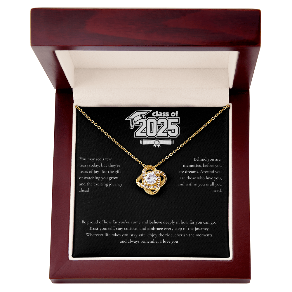 Graduation Love Knot Necklace