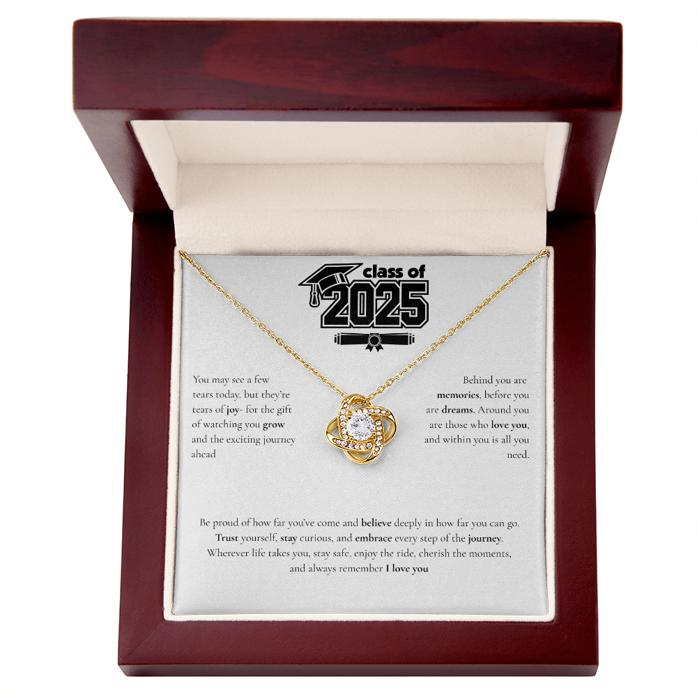 Graduation Love Knot Necklace