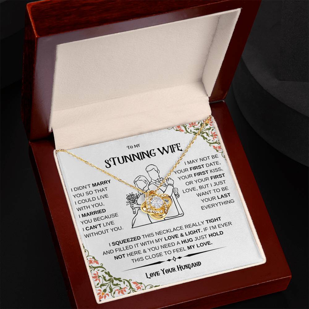 Wife Love Knot Necklace