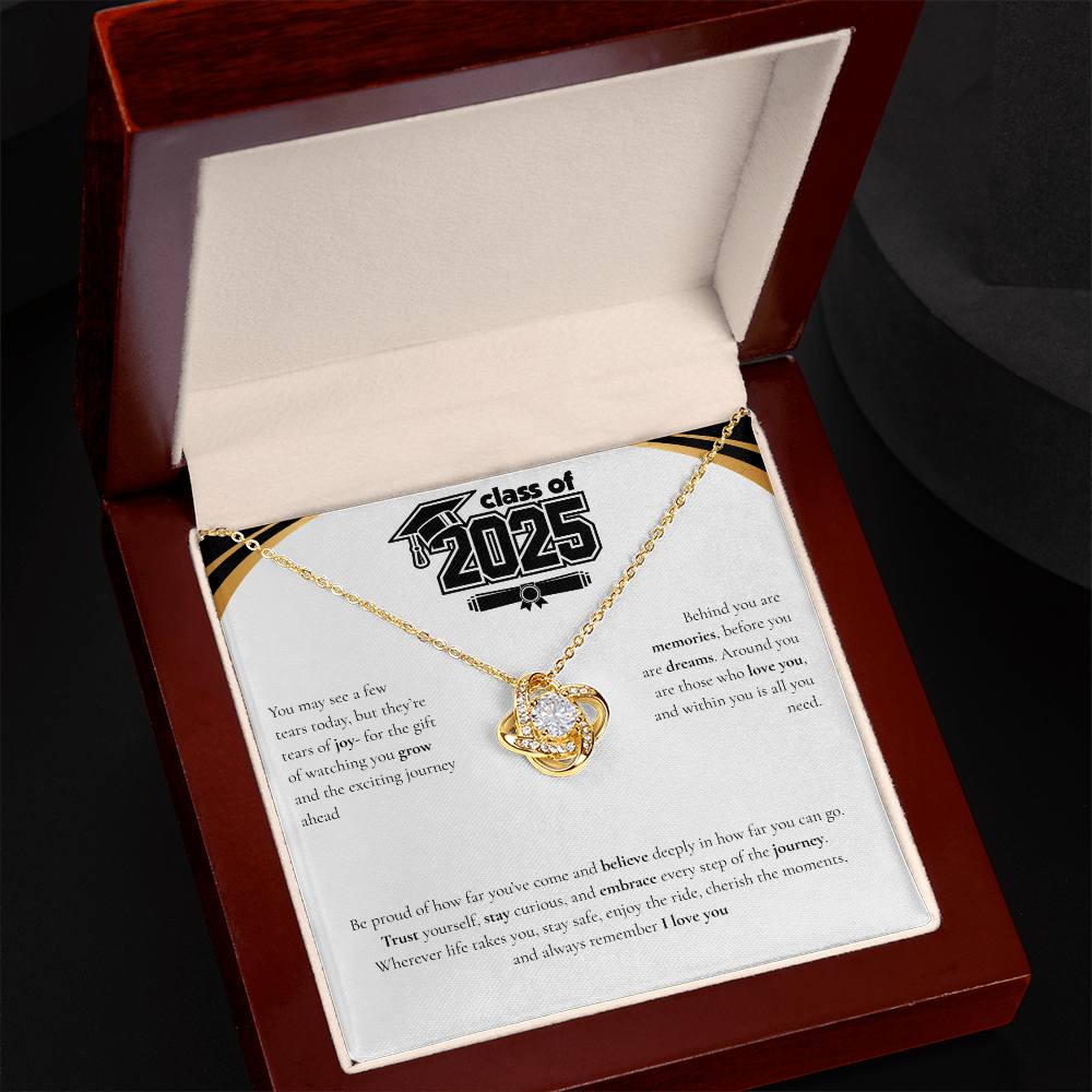 Graduation Love Knot Necklace