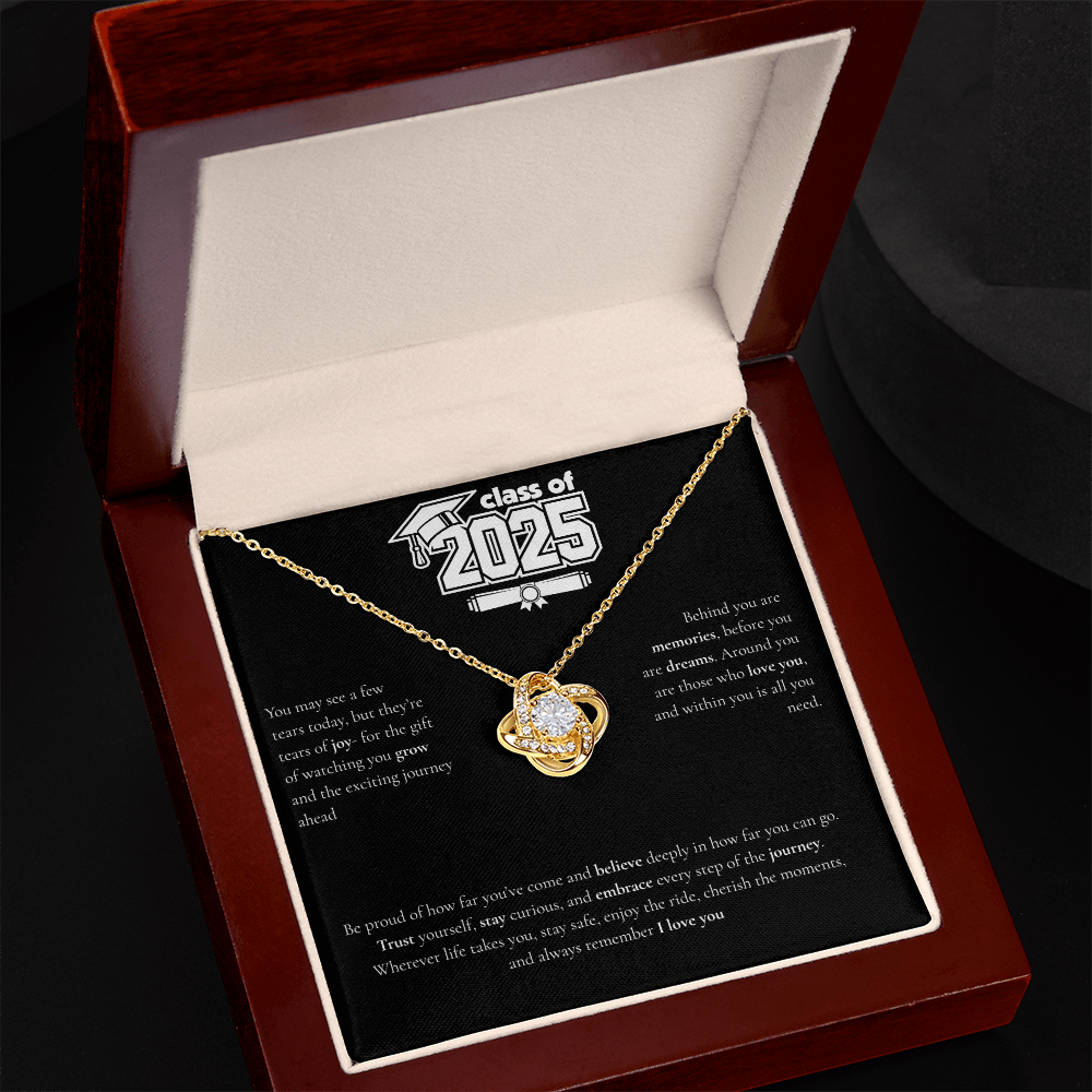 Graduation Love Knot Necklace