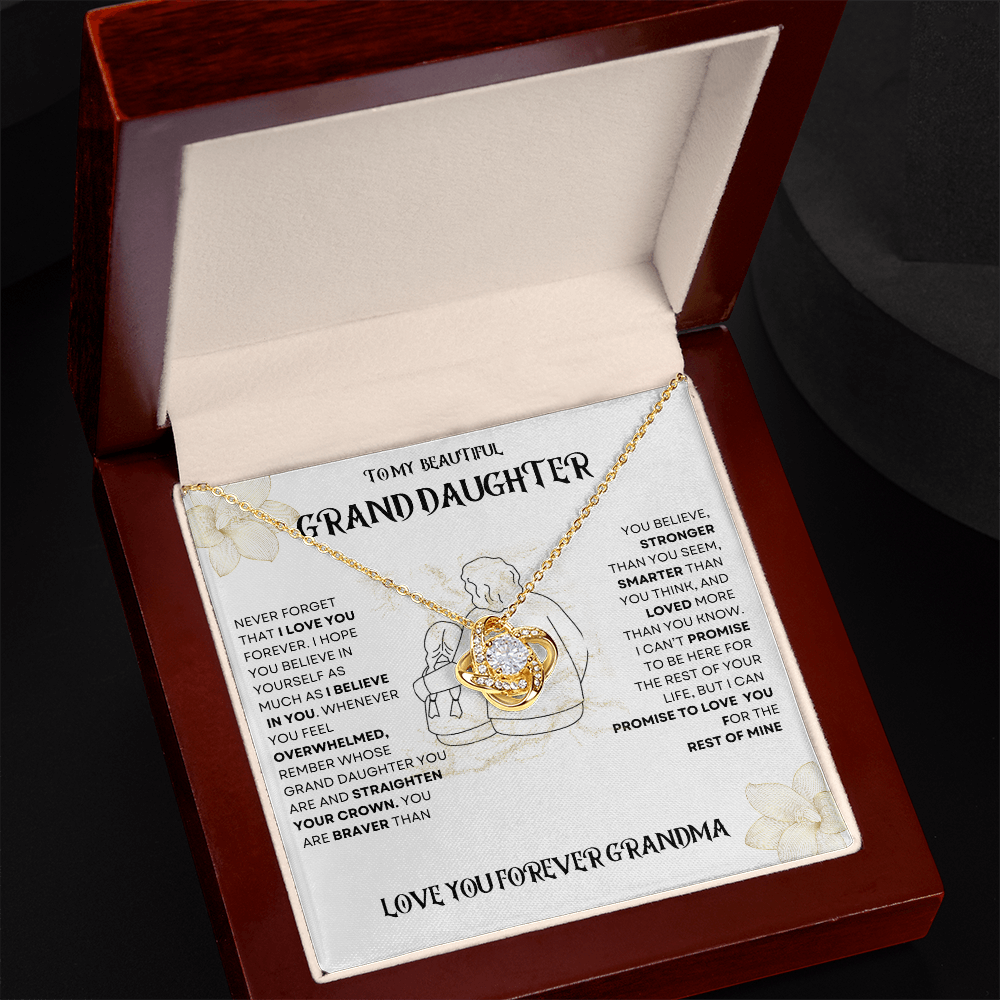 GrandDaughter Love Knot Necklace
