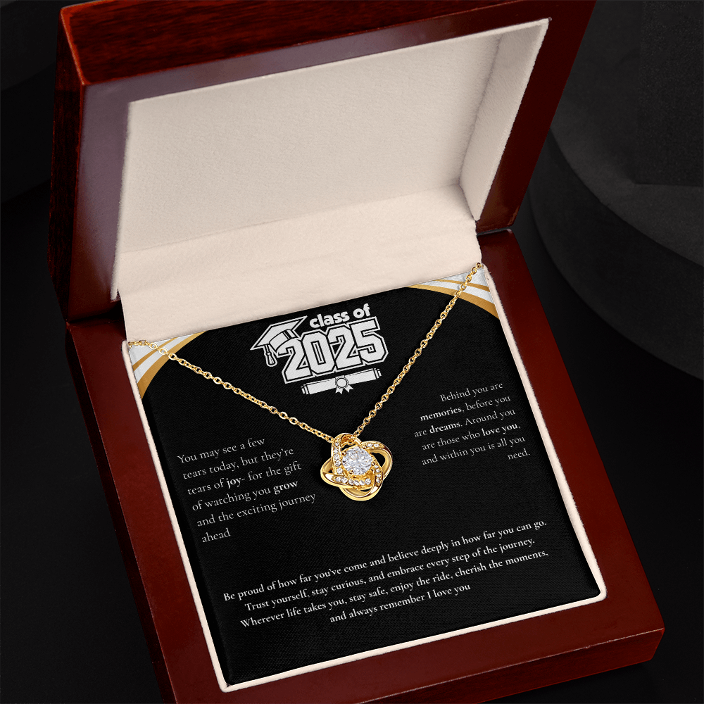 Graduation Love Knot Necklace