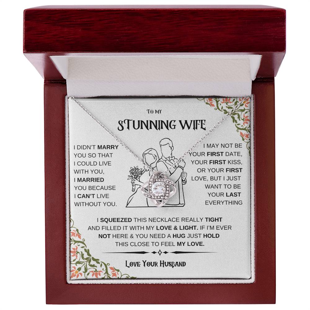 Wife Love Knot Necklace