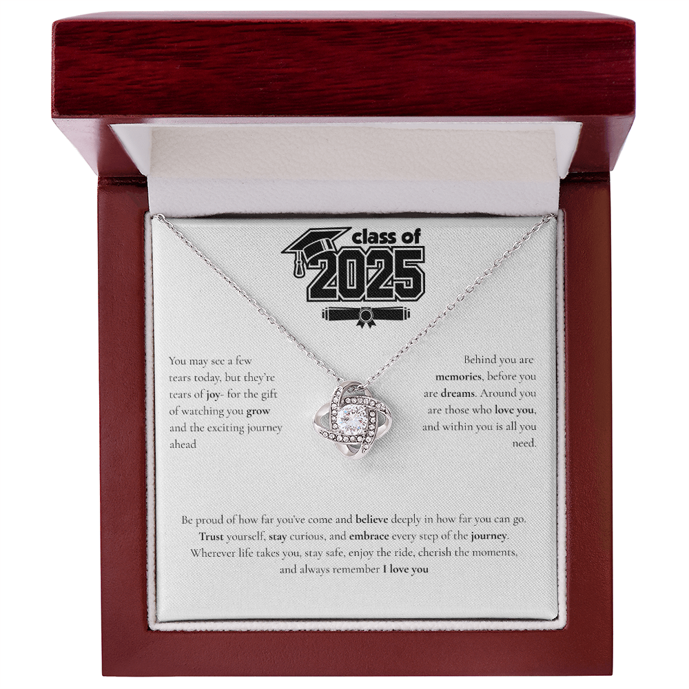 Graduation Love Knot Necklace