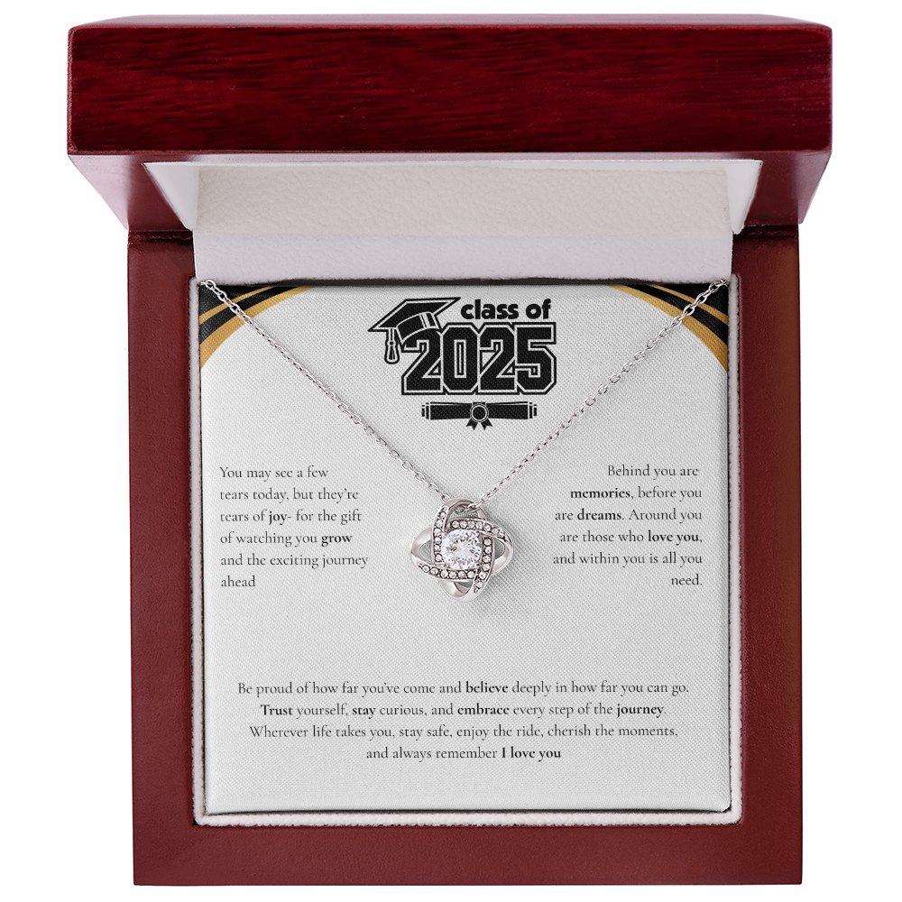 Graduation Love Knot Necklace