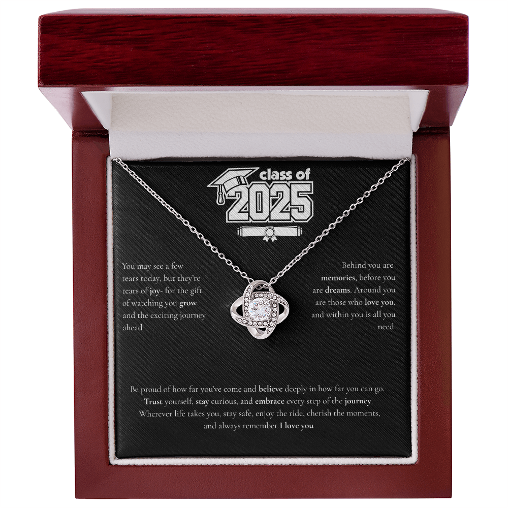 Graduation Love Knot Necklace