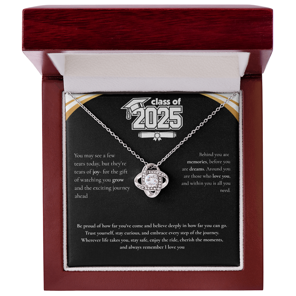 Graduation Love Knot Necklace
