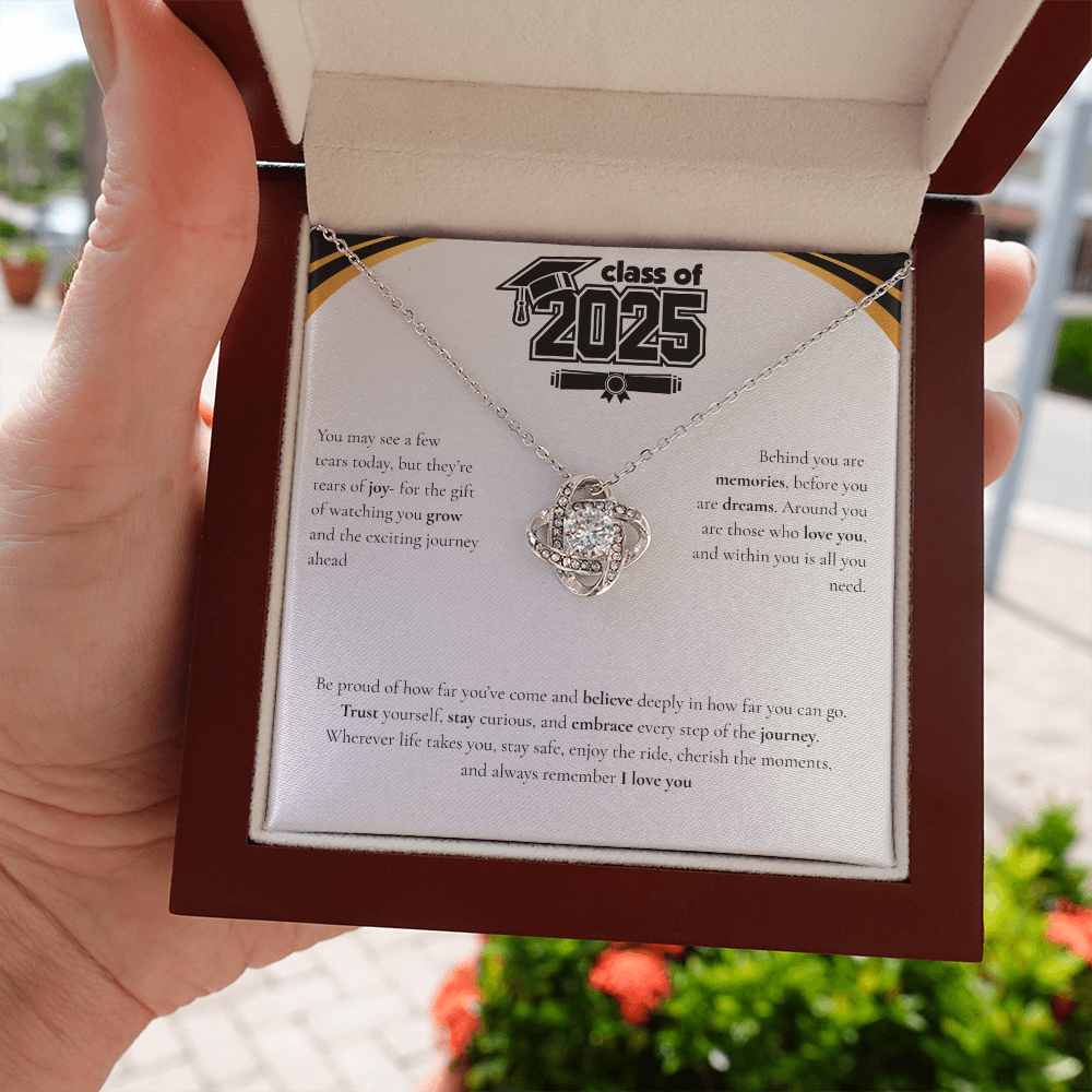 Graduation Love Knot Necklace