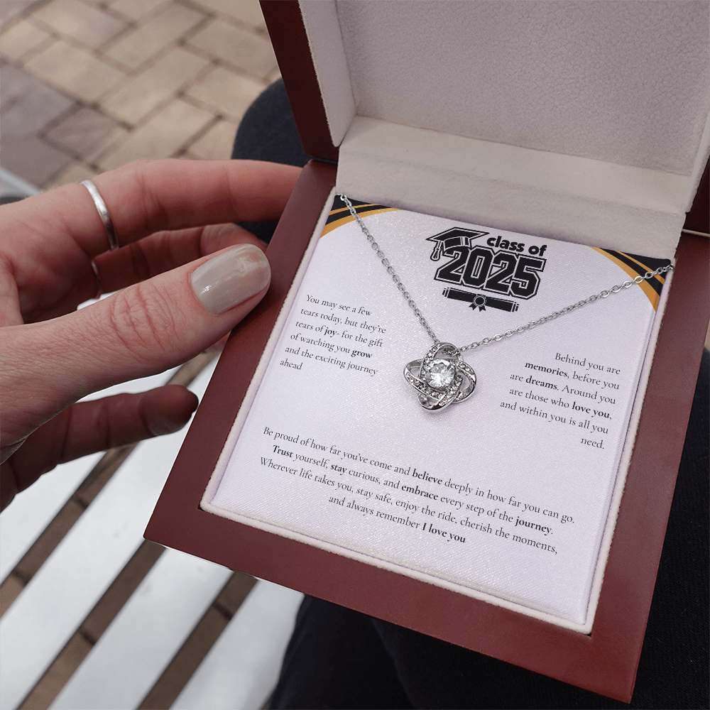 Graduation Love Knot Necklace