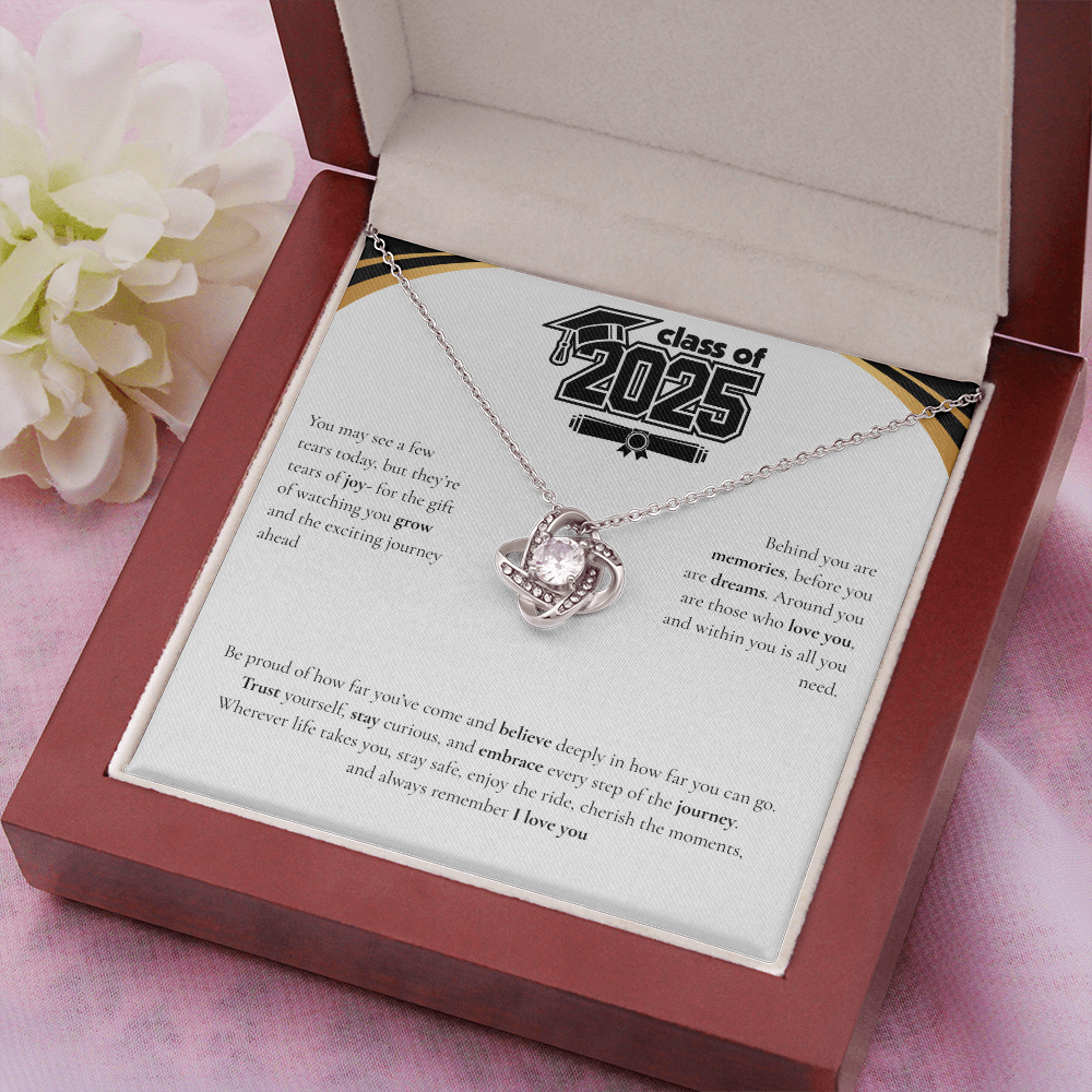 Graduation Love Knot Necklace