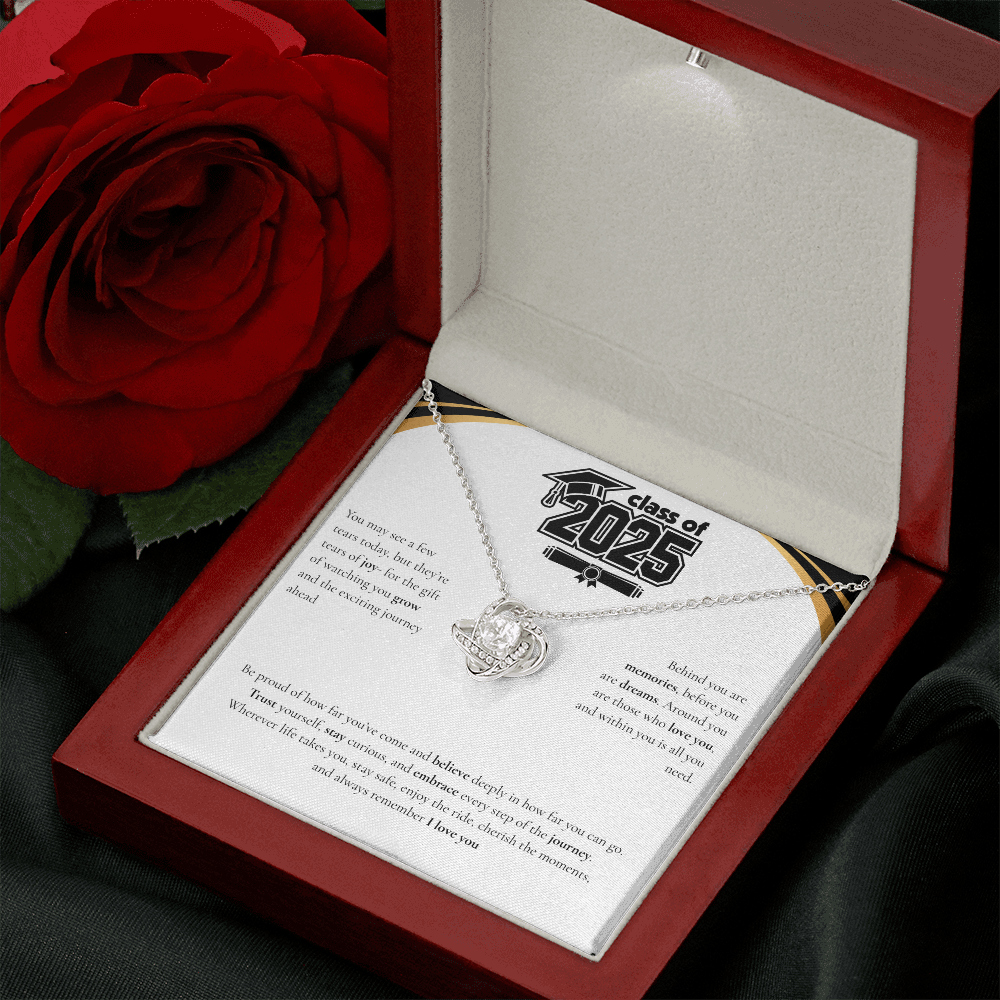 Graduation Love Knot Necklace