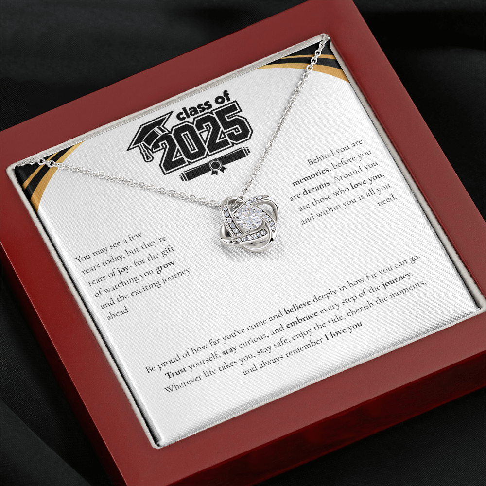 Graduation Love Knot Necklace
