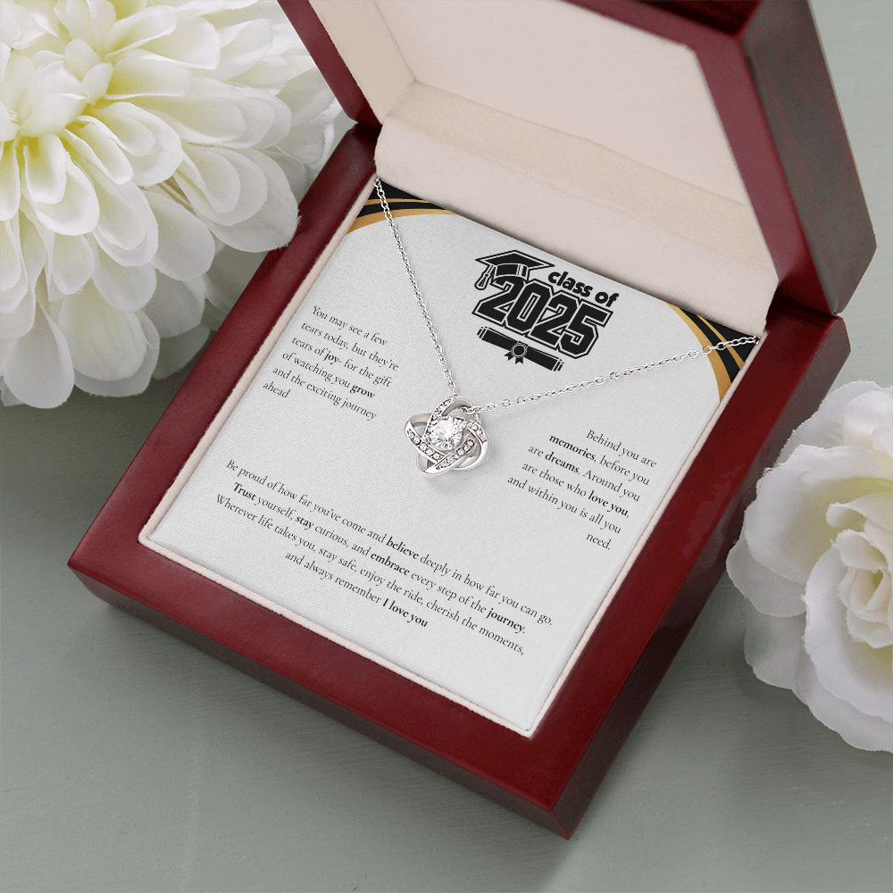 Graduation Love Knot Necklace
