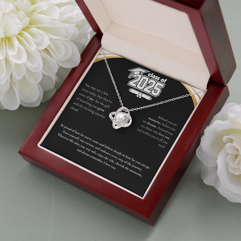 Graduation Love Knot Necklace