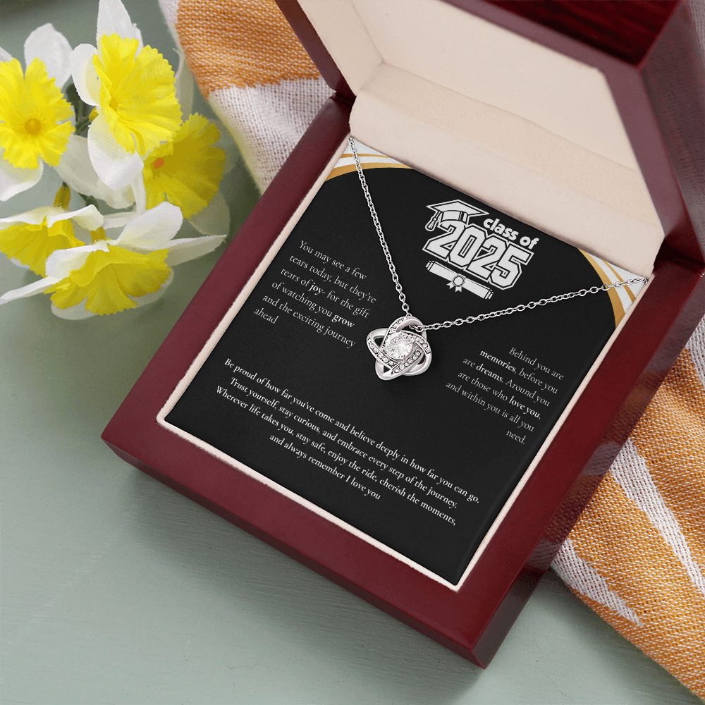 Graduation Love Knot Necklace