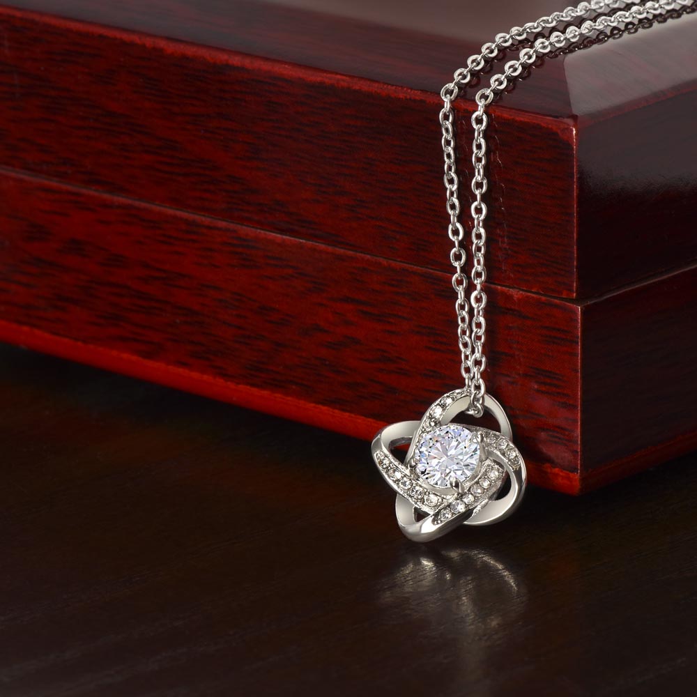 Graduation Love Knot Necklace