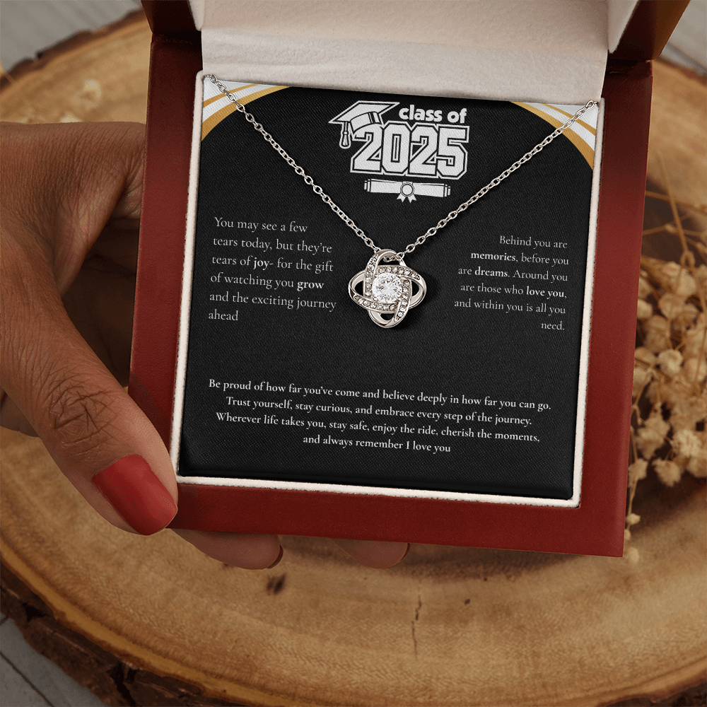 Graduation Love Knot Necklace