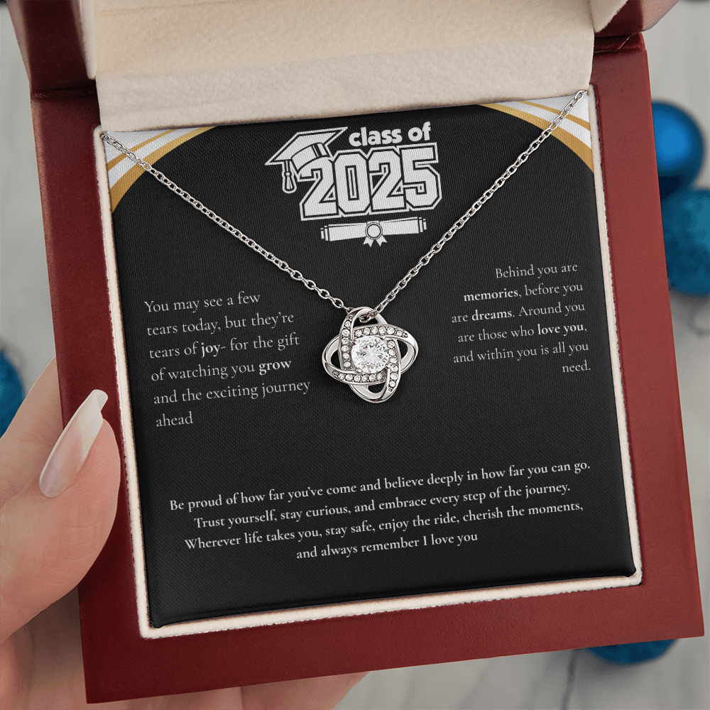 Graduation Love Knot Necklace