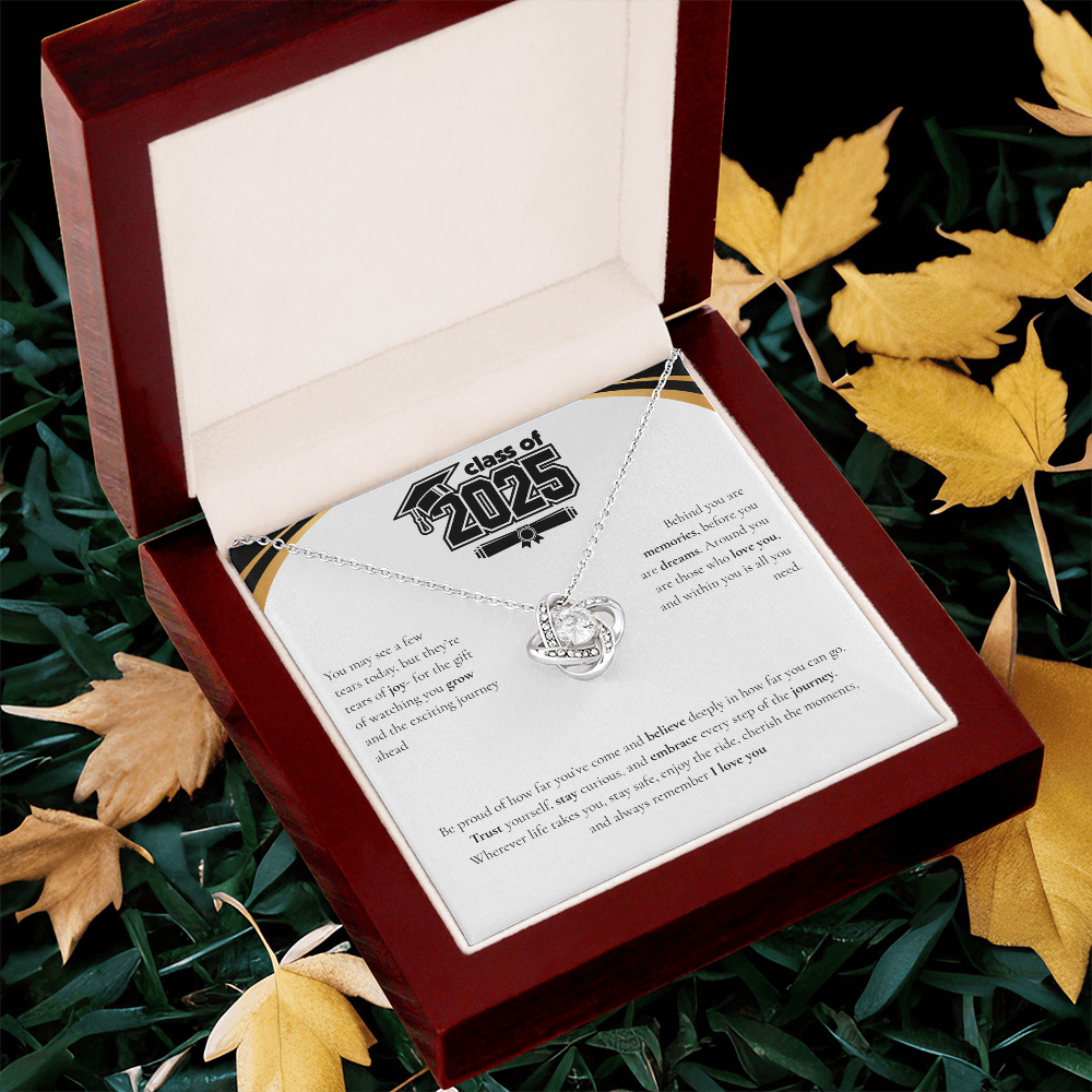 Graduation Love Knot Necklace