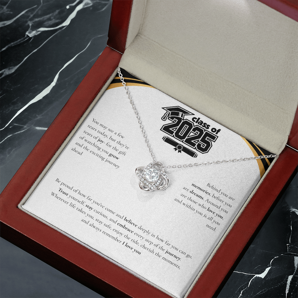Graduation Love Knot Necklace