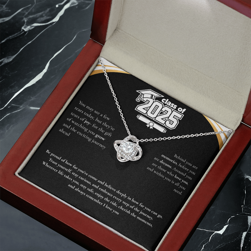 Graduation Love Knot Necklace