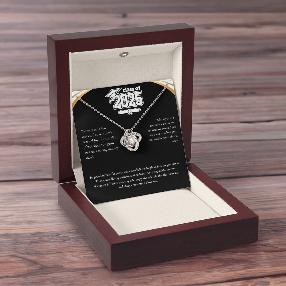 Graduation Love Knot Necklace