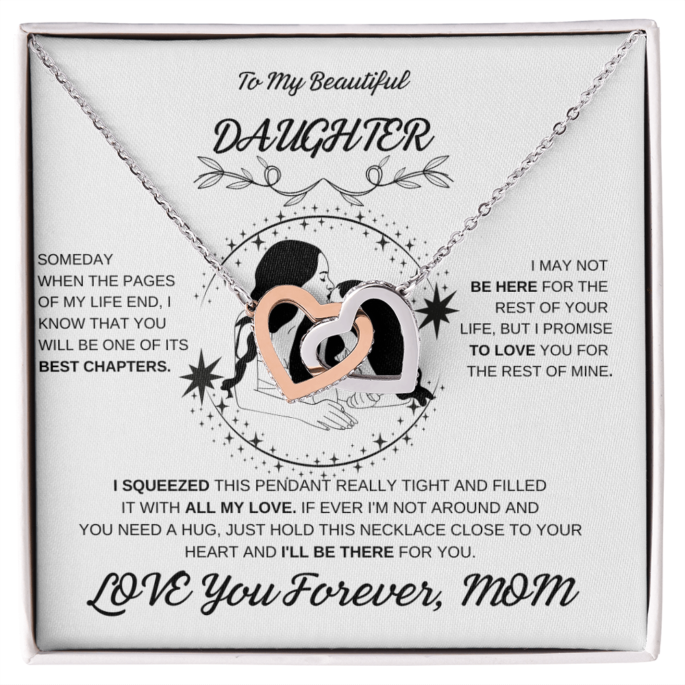 Daughter Interlocking Hearts Necklace