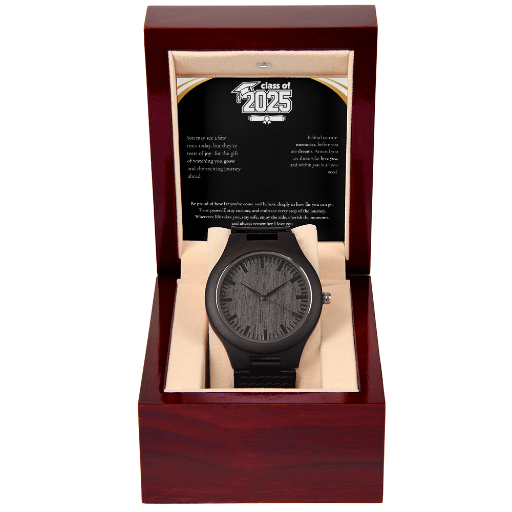Graduation Wooden Watch