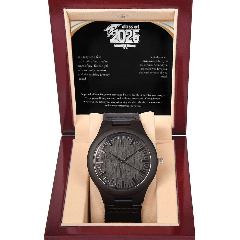 Graduation Wooden Watch