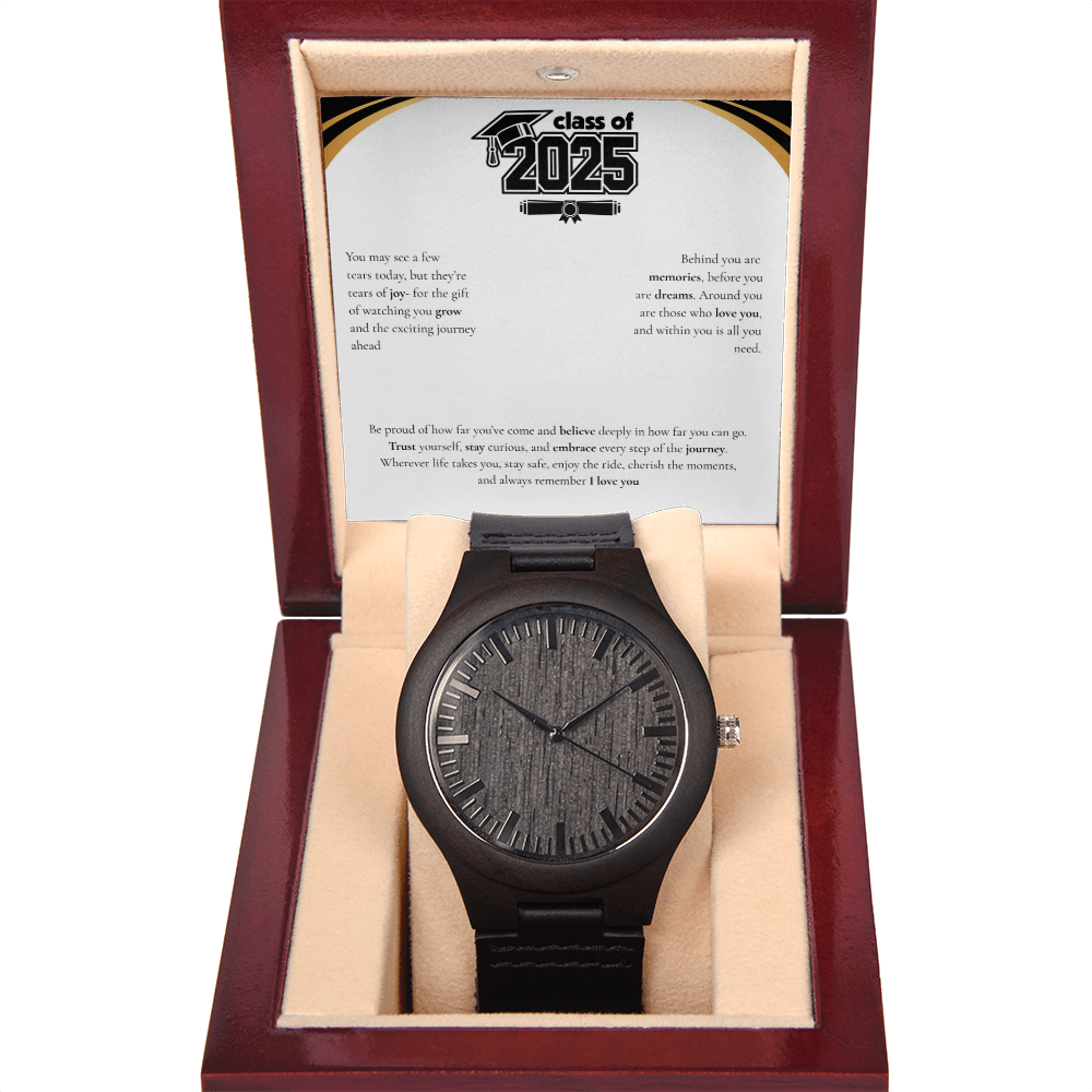 Graduation Wooden Watch