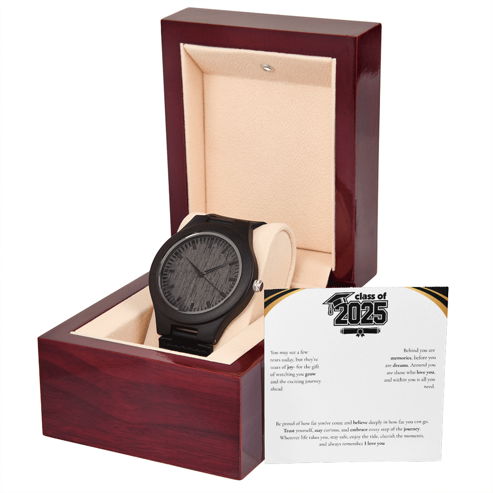 Graduation Wooden Watch