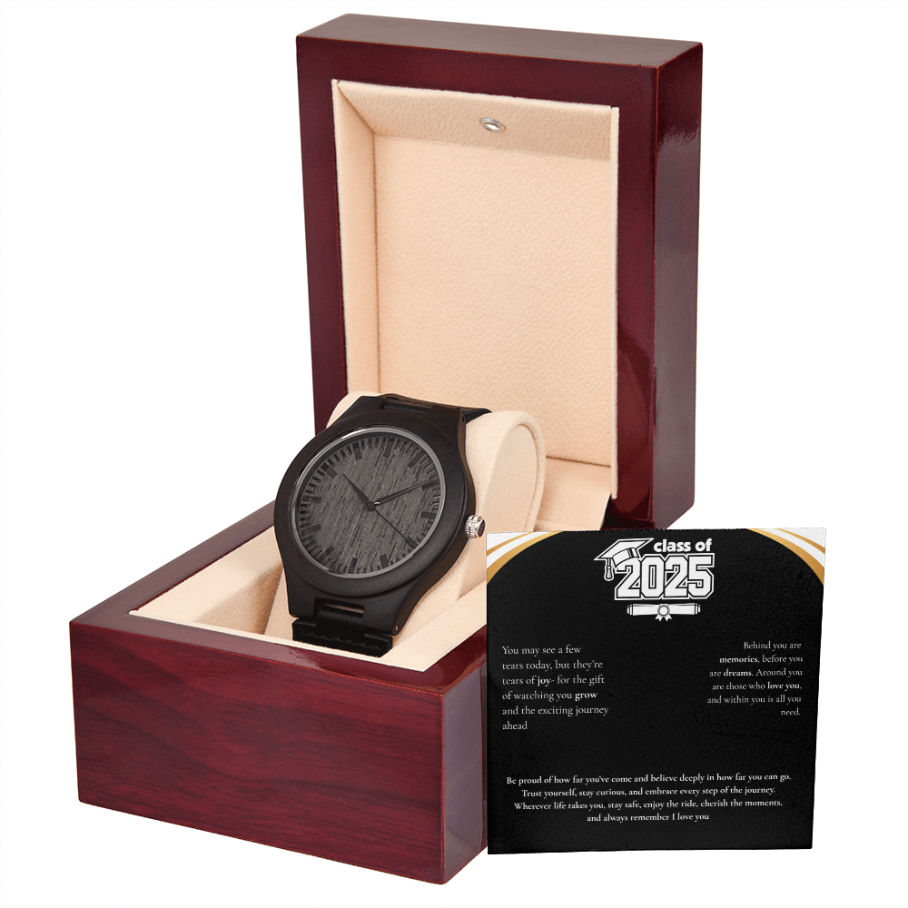 Graduation Wooden Watch