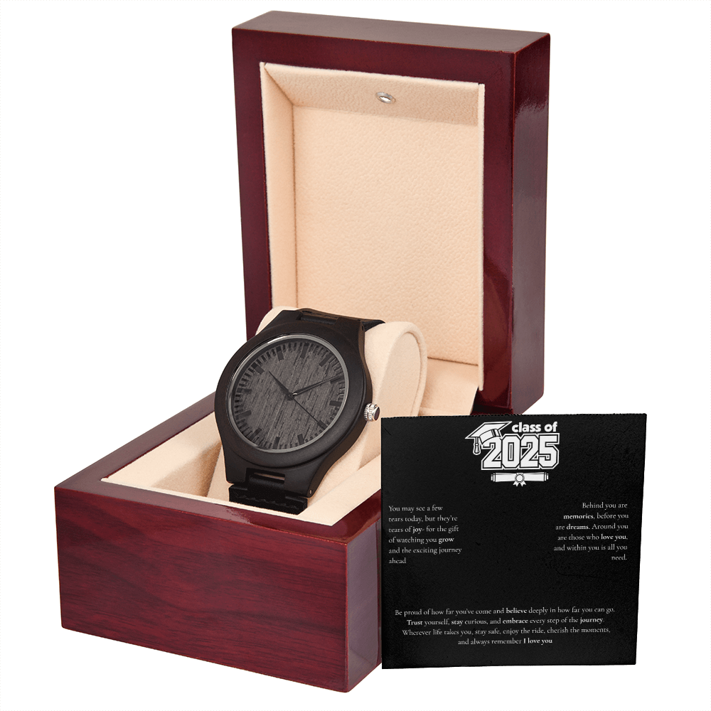 Graduation Wooden Watch