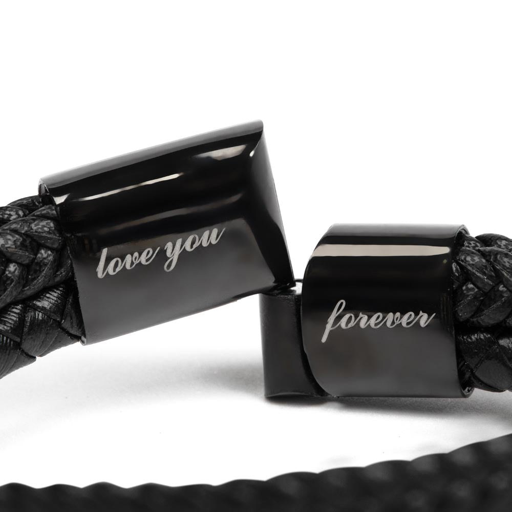 Graduation Men's "Love You Forever" Bracelet