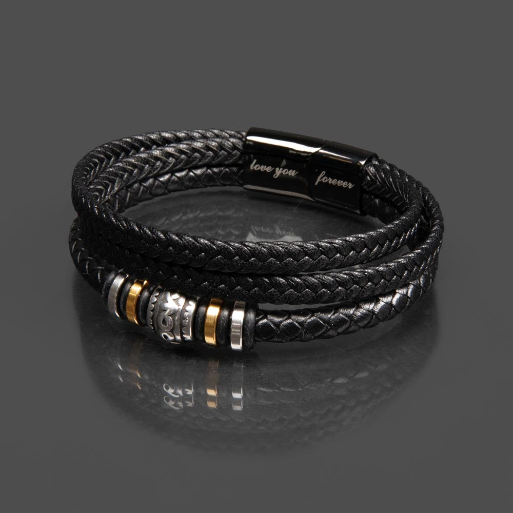 Graduation Men's "Love You Forever" Bracelet